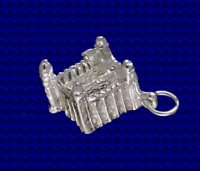 Sterling silver Tower Of London charm